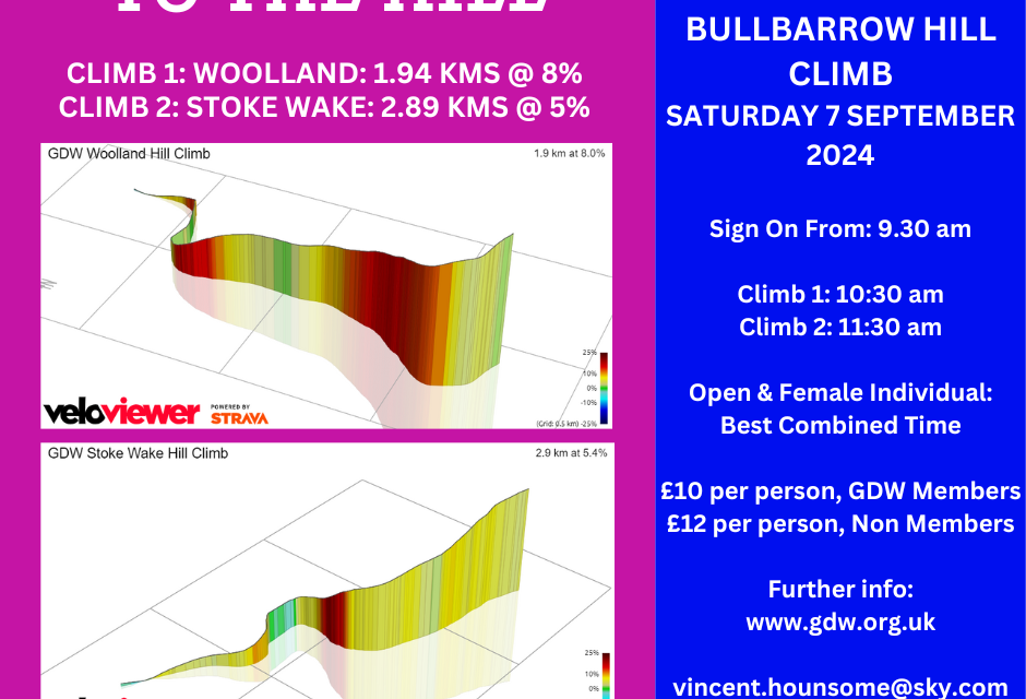 GDW Double Bulbarrow Hill Climb – 7th September 2024